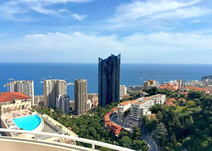 Skyline & Monaco - Terrasse - Parking - Ac Beausoleil